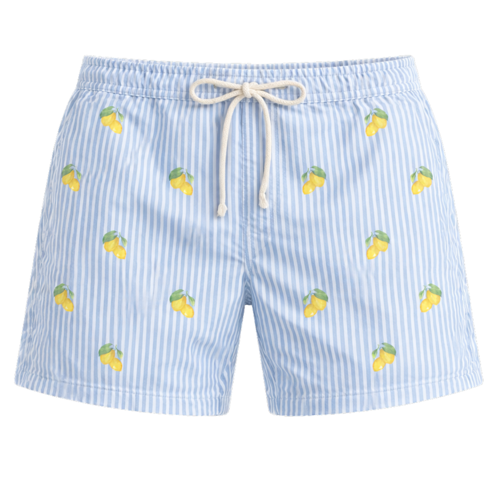 Amalfi Lemon Swimshorts