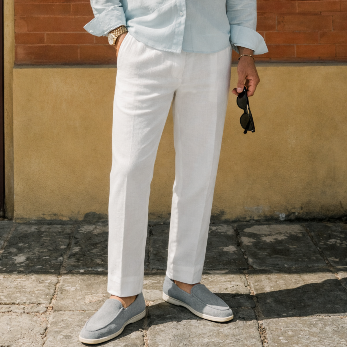 Linen Pants Elegant Fit